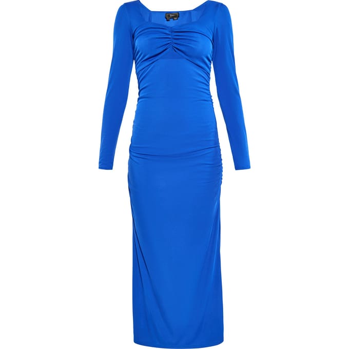 Faina Jurk Dames KONING BLAUW