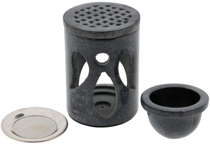 Wierookbrander en aromalamp Engel