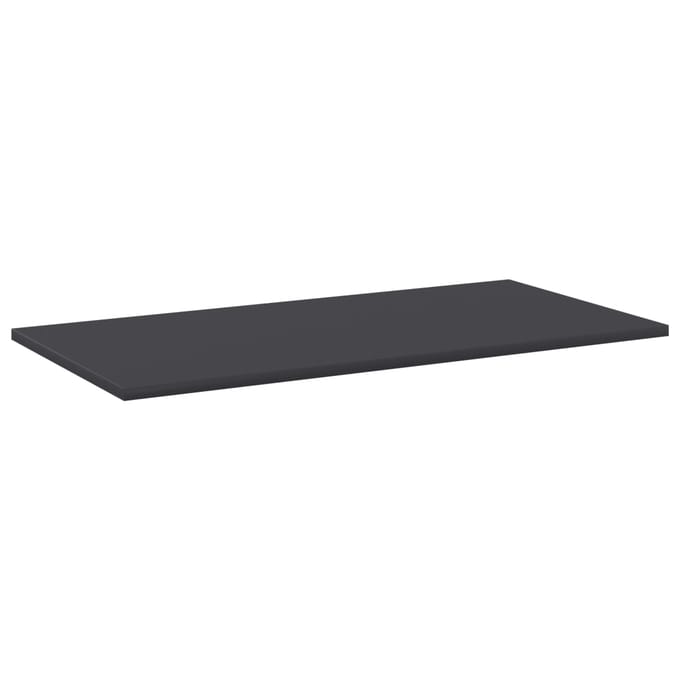 vidaXL - Wandschappen - 8 - st - 80x40x1,5 - cm - spaanplaat - grijs