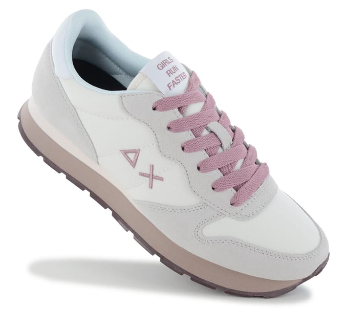 SUN68 Ally Solid - Dames Sneakers Schoenen Wit Z46201-31 , Maat: EU 40