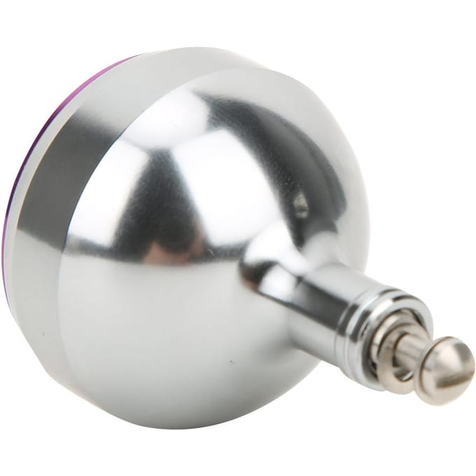 Poignée de moulinet de pêche entièrement métallique de 38 mm, bouton d'alimentation de modification pour moulinets spinning modèles 2000 6000, couleur Violet Arme violet
