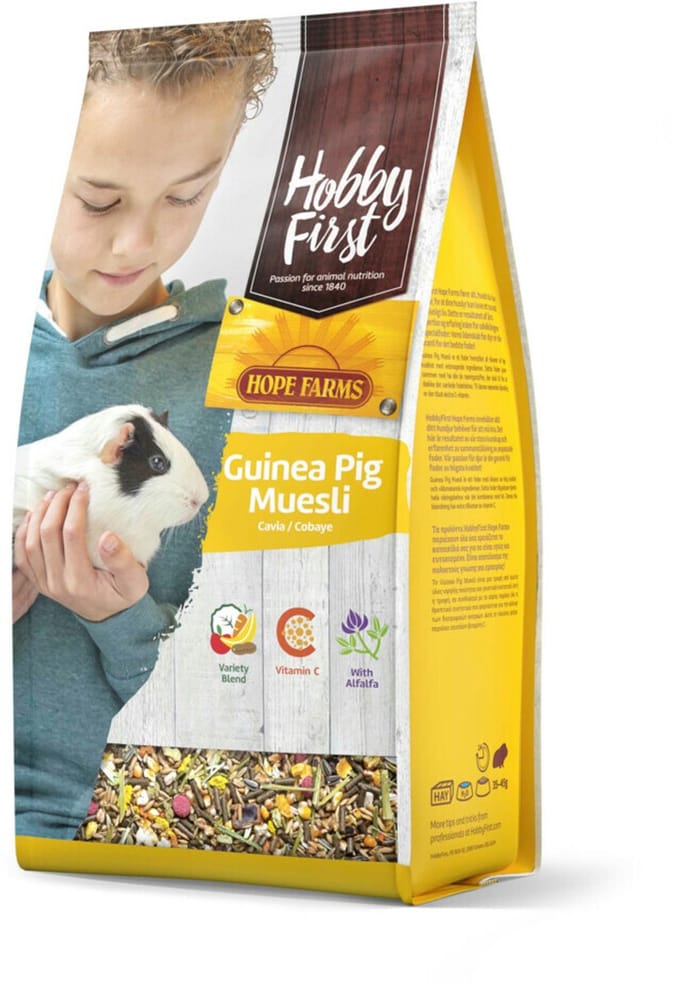 3x HobbyFirst Hope Farms Cavia Muesli 2,5 kg