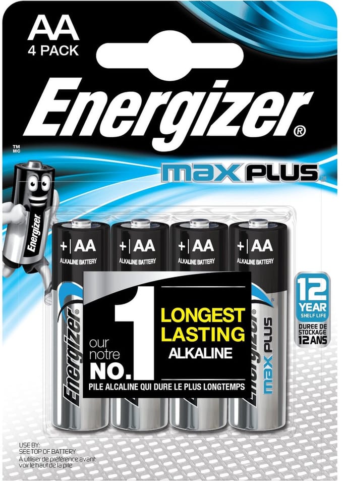 Energizer Max Plus – AA – 4 stuks