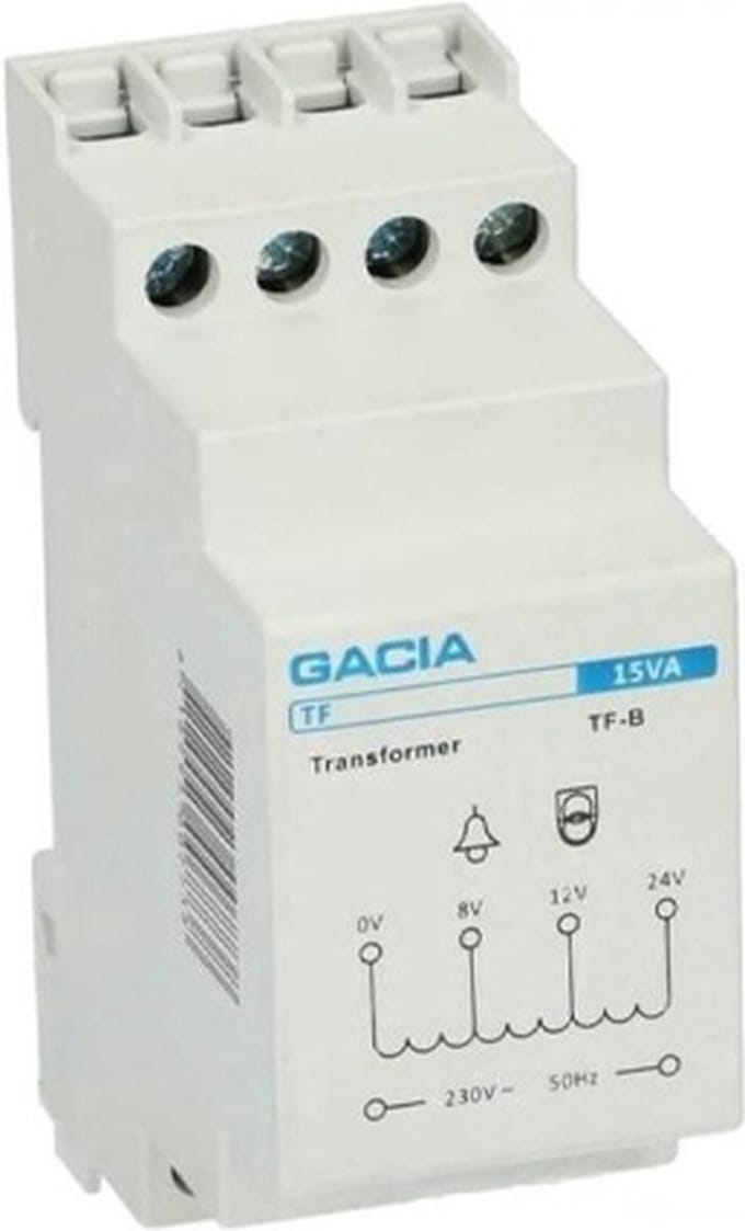 GACIA TF-B beltrafo 8-12-24V (15VA)