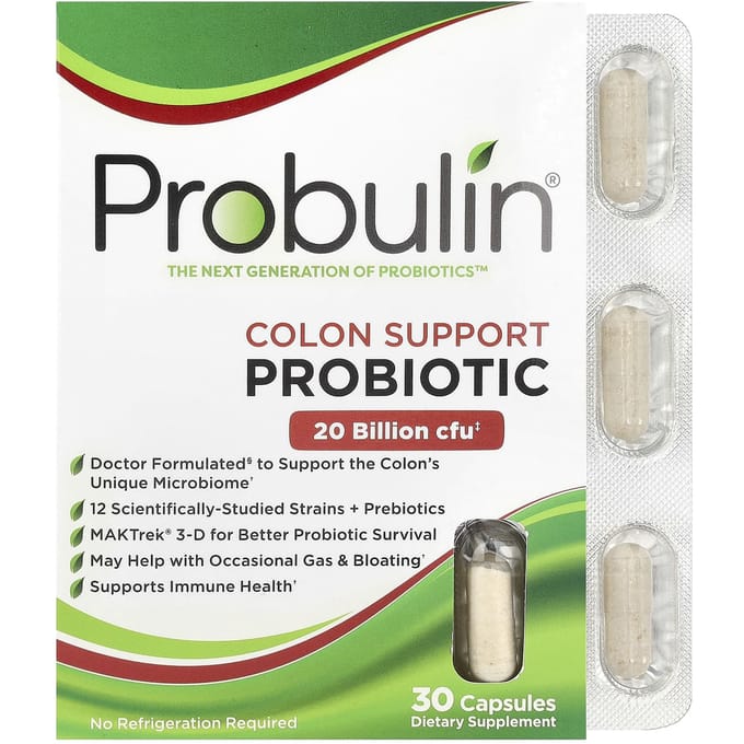 Probuline, soutien intestinal, probiotique, 30 gélules