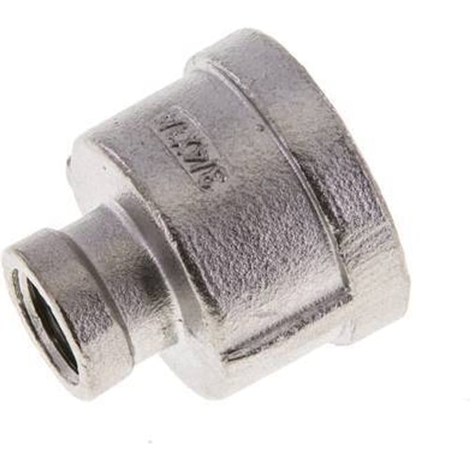 3/4'' NPT x 1/4'' NPT RVS Ronde Sok 16 Bar