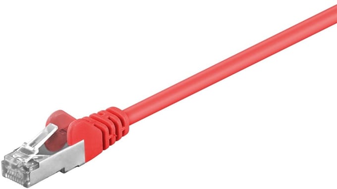 Goobay CAT 5e Patch Cable, SF/UTP, red 0.5 m