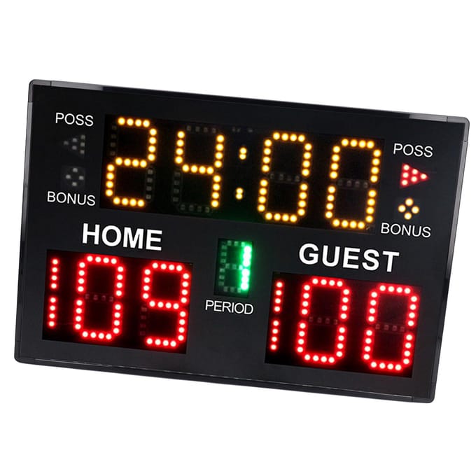 Digitaal Basketbal Scorebord 11 Cijfer LED Elektronisch Multisport Indoor Tafelmodel voor Spel Training black