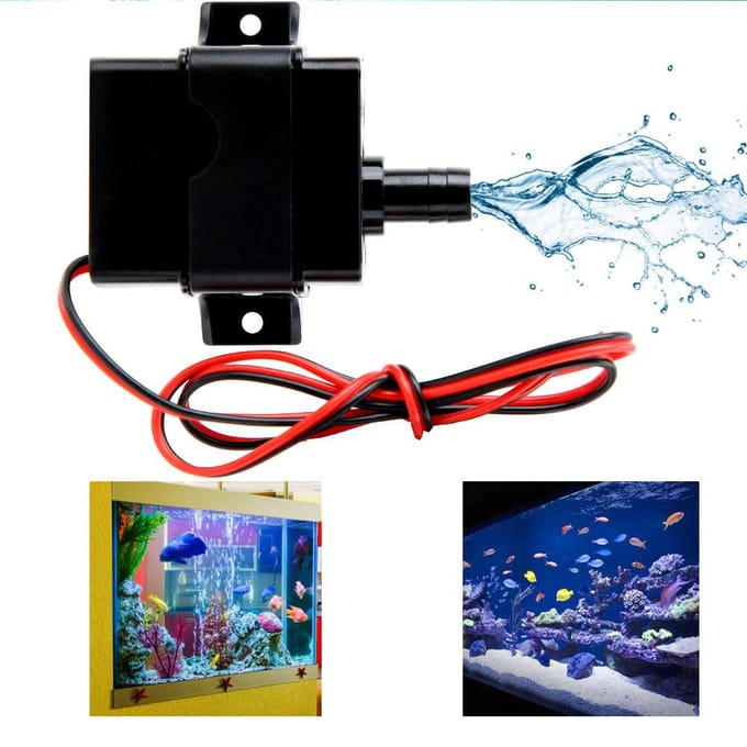 Mini Waterdichte Borstelloze Super Stille Aquarium Vissenkom Waterpomp Dompelpomp