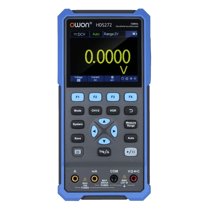 Oscilloscope portatif OWON 2 en 1, multimètre, oscilloscope de laboratoire à 2 canaux, numérique True-RMS US Plug