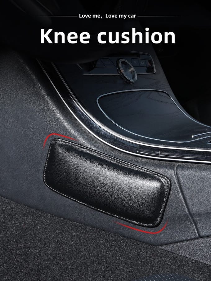 Leer Auto Been Kussen Knie Pad Kussen Dij Supporter Kussen Auto Armsteun Interieur Accessoires Universeel