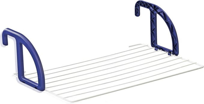 Leifheit hangdroogrek Classic 70 - drooglengte 7 m drooglengte - wit - blauw