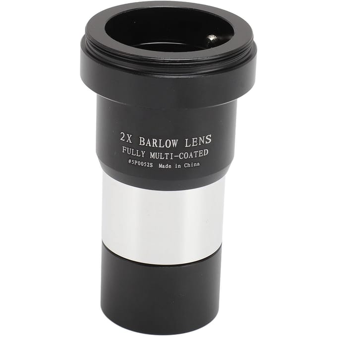 Barlowlens 2X 1.25in Volledig Multi-Coated Metaal Telescoop Oculair Accessoires 5P0052S black