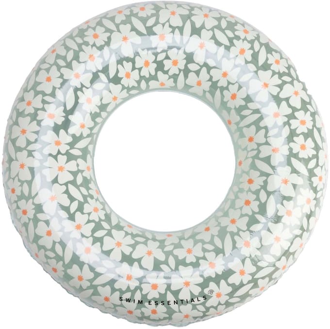 Swim Essentials Zwemring Florish Green dia 90cm Opblaasbaar speelgoed