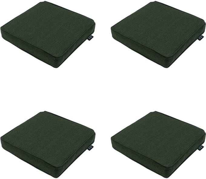 Madison - Zitkussen Green canvas eco+ - Ca. 40x40 cm - Set van 4