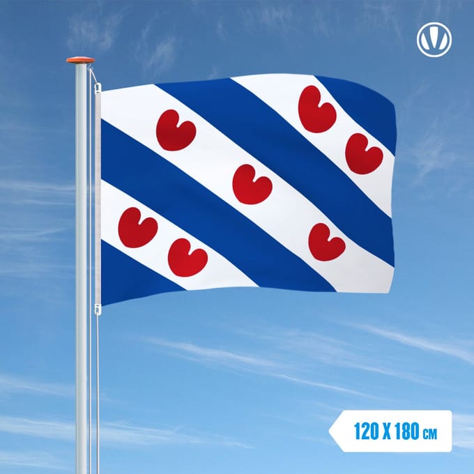 Friese vlag 120x180cm