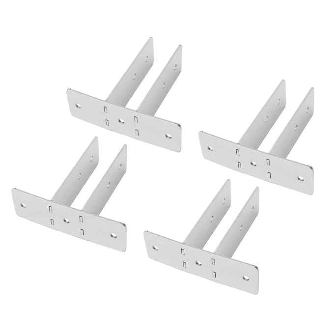 Support d'écran d'urinoir Acier au Carbone Imperméabilisation Quincaillerie de Cloison de Salle de Bain Support pour Panneau de 1 Pouce gray