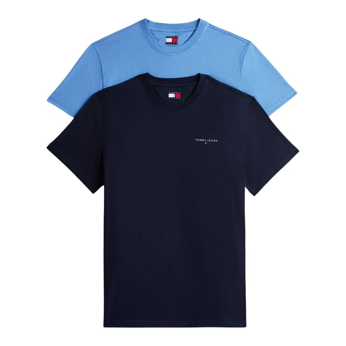 Tommy Hilfiger Slim Logo Shirt Heren (2-pack)