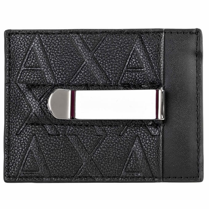 Armani Exchange Zwart Portemonnee