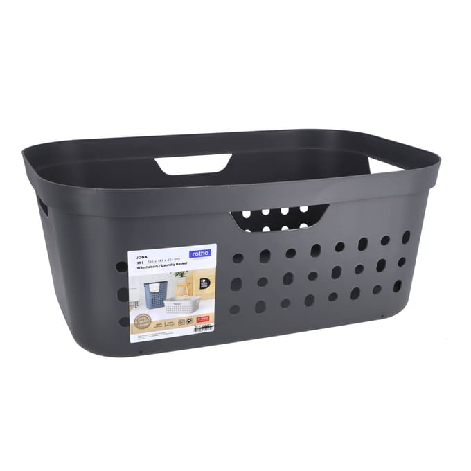 Wasmand - 39 L - JONA - Antraciet