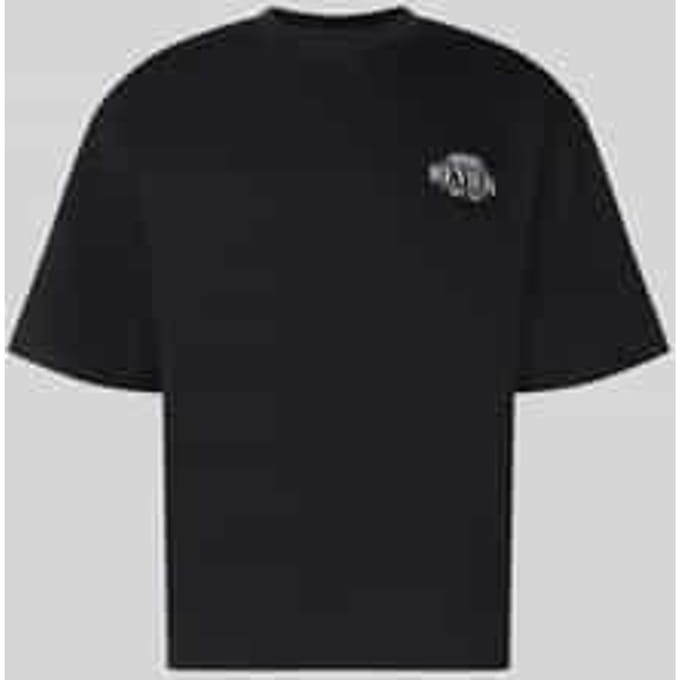Regular fit t-shirt van puur katoen met print op de achterkant