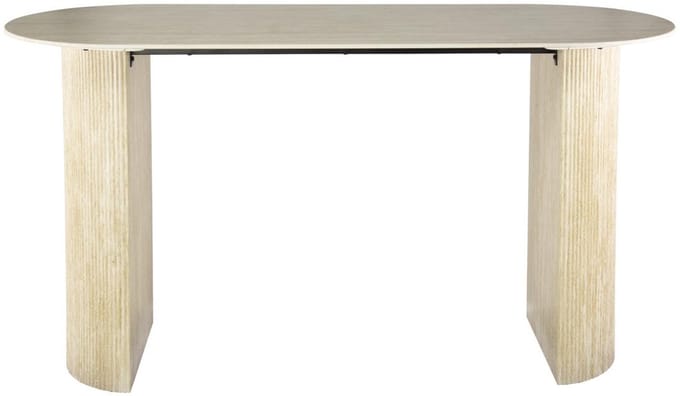 Fraaai - Dexter bartafel - deens ovaal - 180 x 70 cm - travertin look