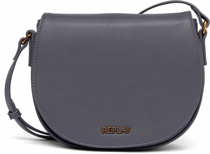 REPLAY Schoudertas Crossbody Bag Granite Gray Grijs