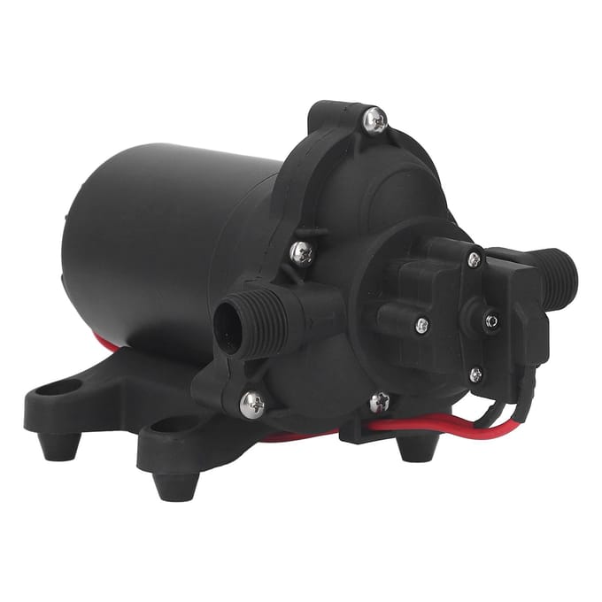 Pompe Électrique Diaphragme Auto-amorçante 12V DC Pompe de Transfert d'Eau Pompe Booster 8.4L/MIN 60PSI 3.5GPM