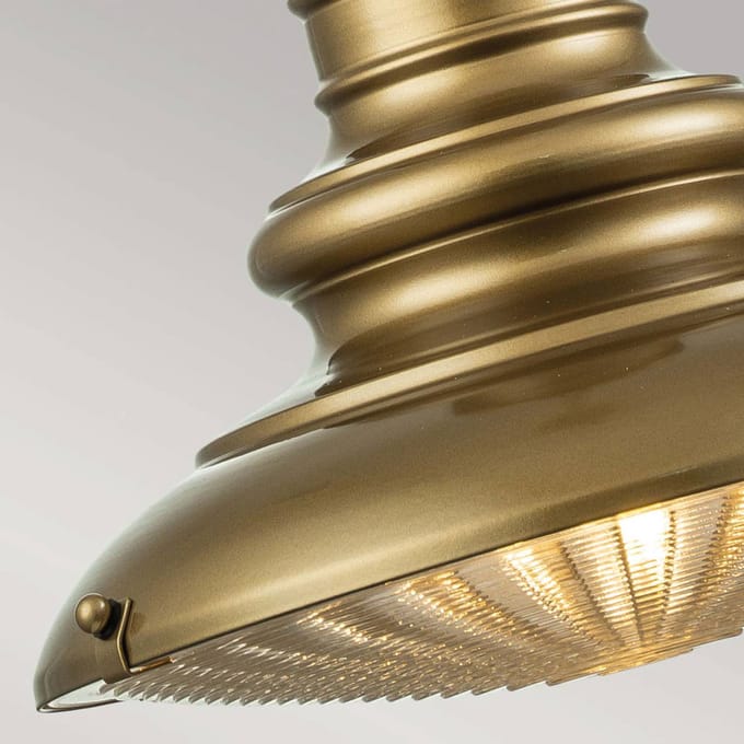 Feiss LED Buiten Hanglamp Redding Station | 1X E27 Max 60W | IP44 | Dimbaar | Painted Distressed Bronze