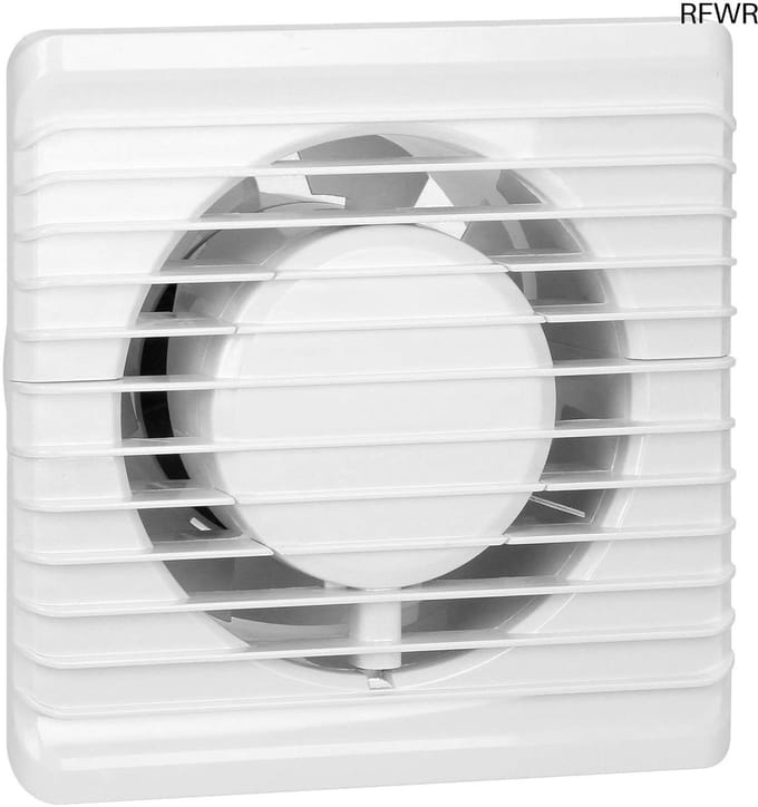 RFWR® Badkamerventilator 100 mm met Vochtigheidssensor - Stille Draadloze Wandventilator voor Optimale Ventilatie