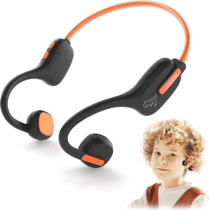 Draadloze Bone Conduction Hoofdtelefoon voor Kinderen - Open Ear Design met Microfoon