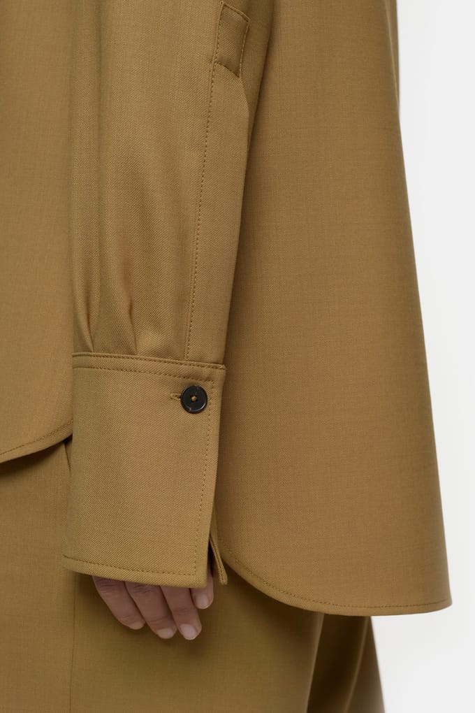 Closed Fitted Utility Shirt & Blouses Tullamore Brown Größe: L | Business hemden Outlet | Damen | Braun