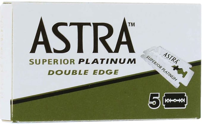 Astra Superior Platinum scheermesjes - Double Edge Blade - 5 stuks