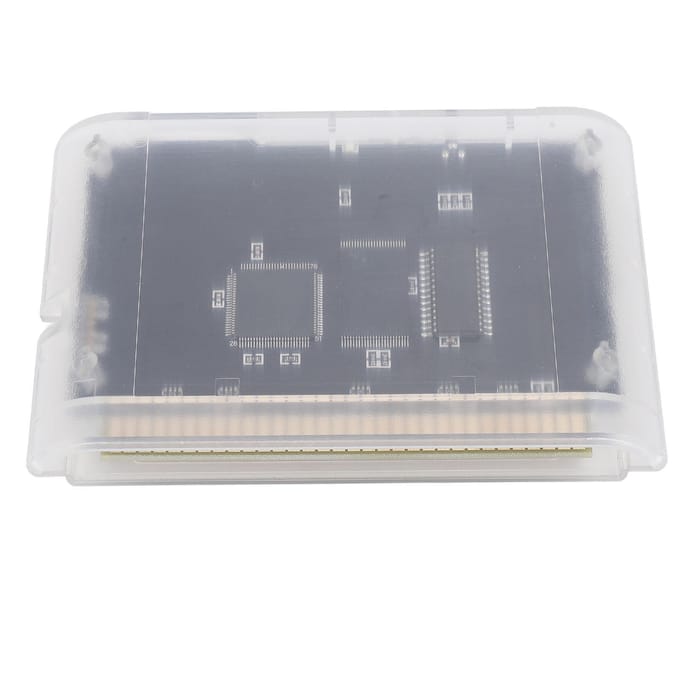 Game Videocassette Professioneel 3000 in 1 Gamekaart met 8GB Geheugenkaart Gamecassette voor Genesis transparant witte kleur