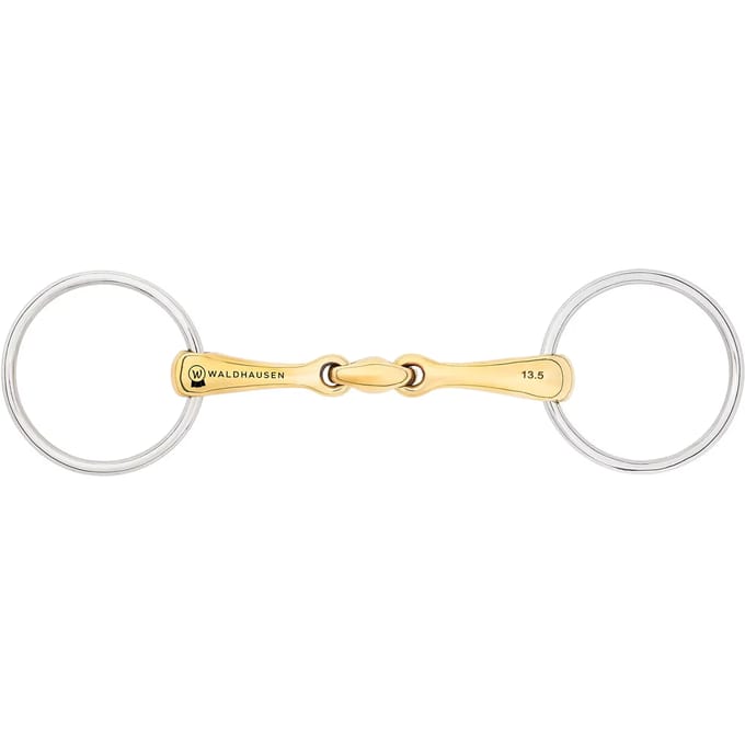 Dubbel bit voor paarden Waldhausen Cyprium 16 mm