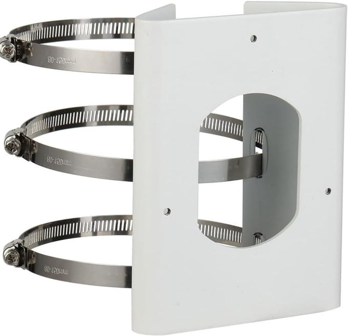 Bevestigingsbeugel - Montagehouder - Camera Beveiliging - Robuust Ontwerp - 25 cm - Wit
