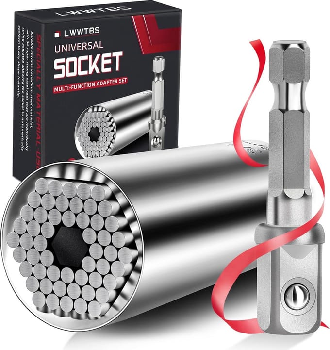 Universele Socket Set met Booradapter - Multigereedschap Cadeau voor Hem en Haar