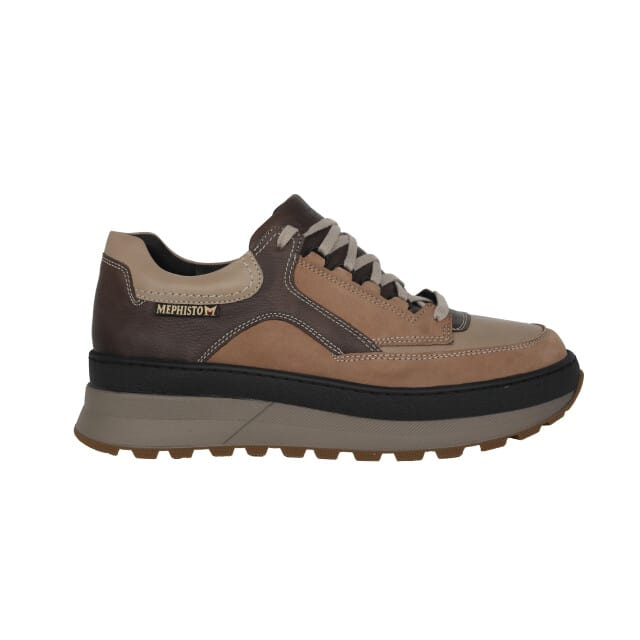 Mephisto Norris - heren sneaker - Taupe - maat 45 (EU) 10.5 (UK)