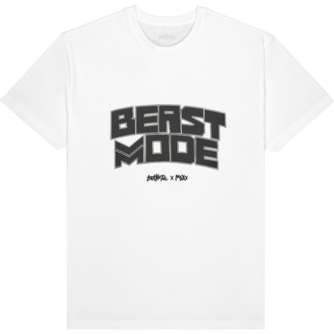 Bucketz Beast Mode T-shirt Wit