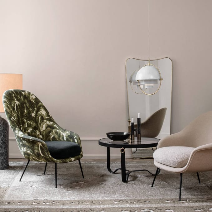 Gubi - Multi-Life hanglamp - wit - Ø 22,5 cm - brass