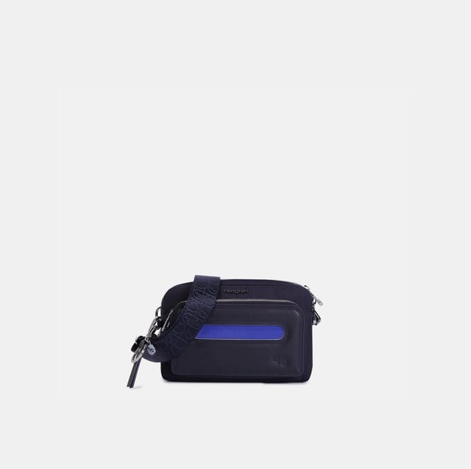 Hedgren Americano Dames Heuptas met RFID-bescherming – Compact – Peacoat Blue