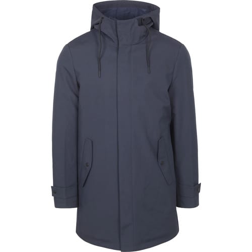 Suitable Jas Hood Tech Donkerblauw (navy) - Maat M - Heren - Mantels & coats