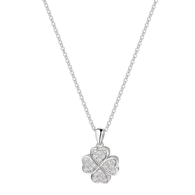 Celesta Silber Anhänger mit Kette 925 Silber rhodiniert