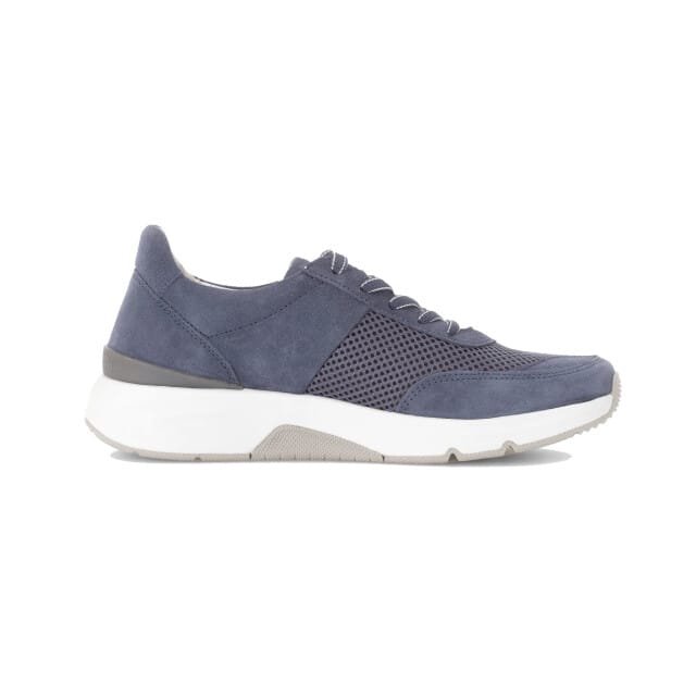 Gabor rollingsoft sensitive 86.897.16 - dames rollende wandelsneaker - Blauw - maat 43 (EU) 9 (UK)