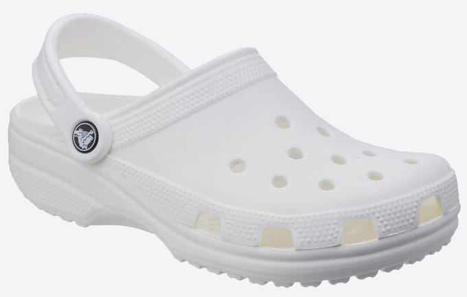 Crocs Classic Sneakers Dames - Wit - Maat 36-37 - Synthetisch