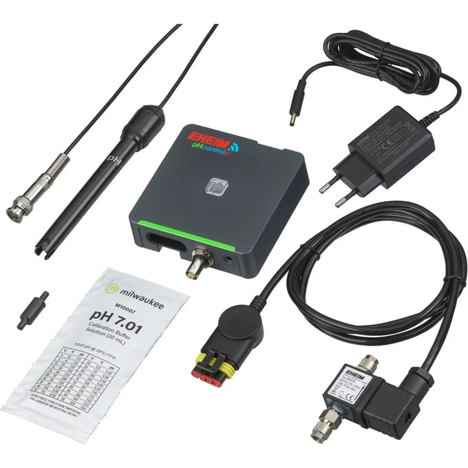 Eheim Phcontrol+e Set Incl. Magneetventiel - Onderhoud - Zwart Met Elektrode
