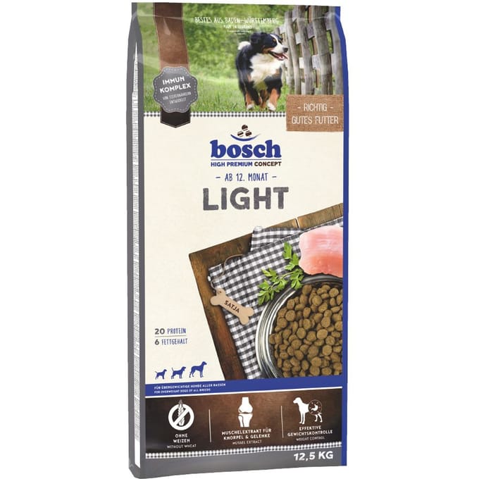 2x12,5kg bosch Light Hondenvoer