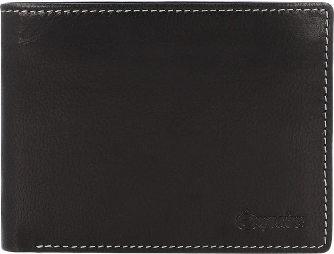Esquire Denver Portemonnee RFID Leer 12 cm - Jongens - Horizontaal - schwarz