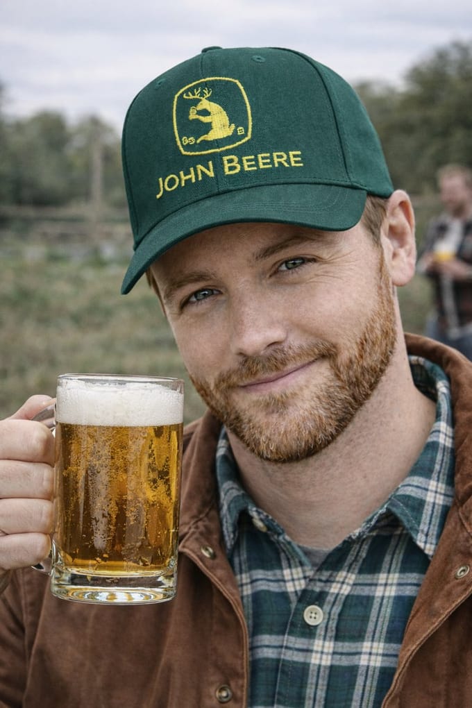 John beere pet geborduurd