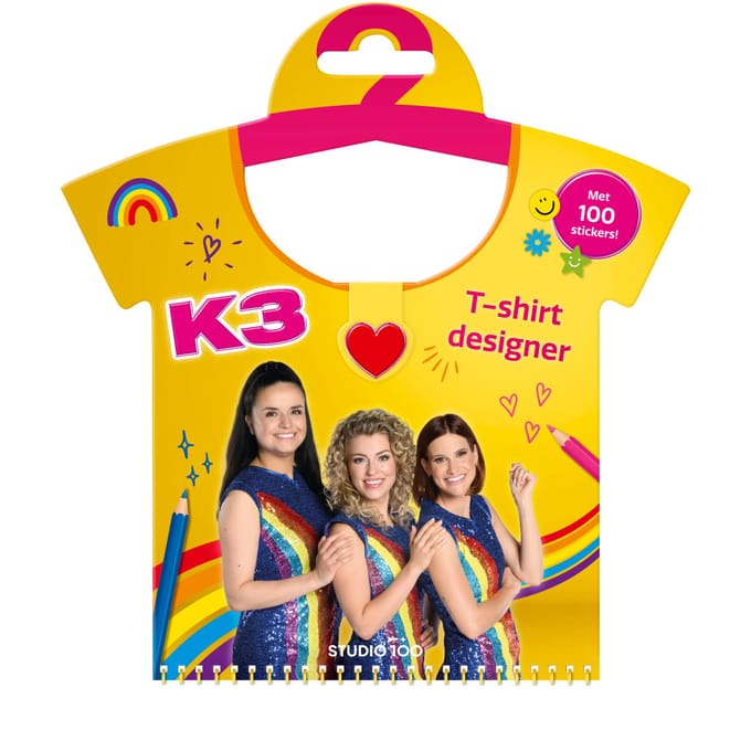 K3: Doeboek - T-Shirt Designer - K3 - Inge Laenen